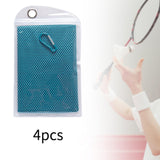 Maxbell 4 Pieces Cooling Towels Sports Towels 32"x12" Soft for Workout Sports Hiking Blue