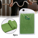 Maxbell 4 Pieces Cooling Towels Sports Towels 32"x12" Soft for Workout Sports Hiking Green