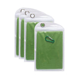Maxbell 4 Pieces Cooling Towels Sports Towels 32"x12" Soft for Workout Sports Hiking Green