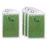 Maxbell 4 Pieces Cooling Towels Sports Towels 32"x12" Soft for Workout Sports Hiking Green