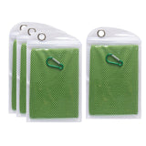 Maxbell 4 Pieces Cooling Towels Sports Towels 32"x12" Soft for Workout Sports Hiking Green