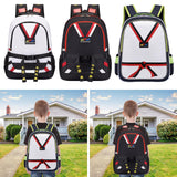 Maxbell Taekwondo Sparring Backpack for Kids Sports Gym Bag for Muay Thai Boxing Mma Black White