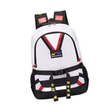 Maxbell Taekwondo Sparring Backpack for Kids Sports Gym Bag for Muay Thai Boxing Mma Black White