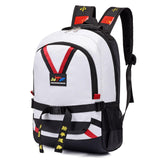 Maxbell Taekwondo Sparring Backpack for Kids Sports Gym Bag for Muay Thai Boxing Mma Black White