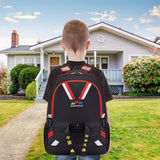 Maxbell Taekwondo Sparring Backpack for Kids Sports Gym Bag for Muay Thai Boxing Mma Black Red