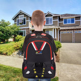 Maxbell Taekwondo Sparring Backpack for Kids Sports Gym Bag for Muay Thai Boxing Mma Black Red