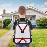 Maxbell Taekwondo Sparring Backpack for Kids Sports Gym Bag for Muay Thai Boxing Mma Green White