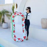 Maxbell Inflatable Pool Float Water Fun Pool Lounger Raft for Summer Party Traveling B