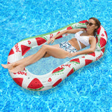 Maxbell Inflatable Pool Float Water Fun Pool Lounger Raft for Summer Party Traveling B