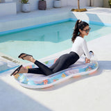 Maxbell Inflatable Pool Float Water Fun Pool Lounger Raft for Summer Party Traveling C