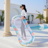 Maxbell Inflatable Pool Float Water Fun Pool Lounger Raft for Summer Party Traveling C