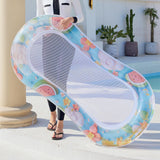 Maxbell Inflatable Pool Float Water Fun Pool Lounger Raft for Summer Party Traveling C