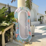 Maxbell Inflatable Pool Float Water Fun Pool Lounger Raft for Summer Party Traveling C