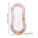 Maxbell Inflatable Pool Float Water Fun Pool Lounger Raft for Summer Party Traveling D