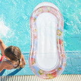 Maxbell Inflatable Pool Float Water Fun Pool Lounger Raft for Summer Party Traveling D