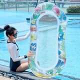 Maxbell Inflatable Pool Float for Adults Swimming Float Bed for Holiday Beach Travel