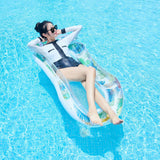 Maxbell Inflatable Pool Float for Adults Swimming Float Bed for Holiday Beach Travel