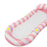 Maxbell Inflatable Pool Float Swimming Pool Floaty Lounge Raft for Relaxing Vacation PINK