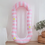 Maxbell Inflatable Pool Float Swimming Pool Floaty Lounge Raft for Relaxing Vacation PINK