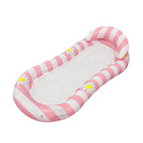 Maxbell Inflatable Pool Float Swimming Pool Floaty Lounge Raft for Relaxing Vacation PINK