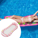 Maxbell Inflatable Pool Float Swimming Pool Floaty Lounge Raft for Relaxing Vacation PINK