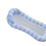 Maxbell Inflatable Pool Float Swimming Pool Floaty Lounge Raft for Relaxing Vacation blue