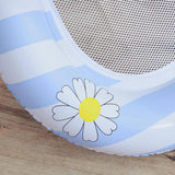 Maxbell Inflatable Pool Float Swimming Pool Floaty Lounge Raft for Relaxing Vacation blue