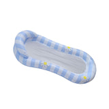 Maxbell Inflatable Pool Float Swimming Pool Floaty Lounge Raft for Relaxing Vacation blue