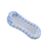 Maxbell Inflatable Pool Float Swimming Pool Floaty Lounge Raft for Relaxing Vacation blue