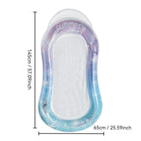 Maxbell Inflatable Pool Float Heavy Duty Swimming Float Bed for Beach Vacation Party blue