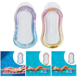 Maxbell Inflatable Pool Float Heavy Duty Swimming Float Bed for Beach Vacation Party blue