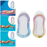 Maxbell Inflatable Pool Float Heavy Duty Swimming Float Bed for Beach Vacation Party blue