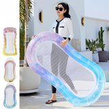 Maxbell Inflatable Pool Float Heavy Duty Swimming Float Bed for Beach Vacation Party blue