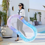 Maxbell Inflatable Pool Float Heavy Duty Swimming Float Bed for Beach Vacation Party blue