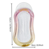 Maxbell Inflatable Pool Float Heavy Duty Swimming Float Bed for Beach Vacation Party pink