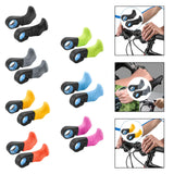 Maxbell 2 Pieces Bike Handlebar Thumb Rest Grips Fits 0.87 inch Handlebars Anti Slip Black