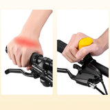Maxbell 2 Pieces Bike Handlebar Thumb Rest Grips Fits 0.87 inch Handlebars Anti Slip Yellow