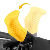 Maxbell 2 Pieces Bike Handlebar Thumb Rest Grips Fits 0.87 inch Handlebars Anti Slip Yellow