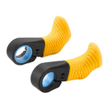Maxbell 2 Pieces Bike Handlebar Thumb Rest Grips Fits 0.87 inch Handlebars Anti Slip Yellow