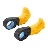 Maxbell 2 Pieces Bike Handlebar Thumb Rest Grips Fits 0.87 inch Handlebars Anti Slip Yellow