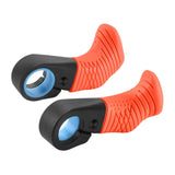 Maxbell 2 Pieces Bike Handlebar Thumb Rest Grips Fits 0.87 inch Handlebars Anti Slip Orange