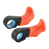 Maxbell 2 Pieces Bike Handlebar Thumb Rest Grips Fits 0.87 inch Handlebars Anti Slip Orange