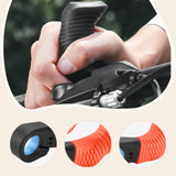 Maxbell 2 Pieces Bike Handlebar Thumb Rest Grips Fits 0.87 inch Handlebars Anti Slip Orange