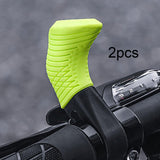 Maxbell 2 Pieces Bike Handlebar Thumb Rest Grips Fits 0.87 inch Handlebars Anti Slip Green