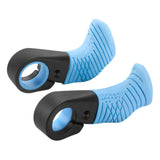 Maxbell 2 Pieces Bike Handlebar Thumb Rest Grips Fits 0.87 inch Handlebars Anti Slip Blue