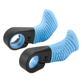 Maxbell 2 Pieces Bike Handlebar Thumb Rest Grips Fits 0.87 inch Handlebars Anti Slip Blue