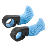 Maxbell 2 Pieces Bike Handlebar Thumb Rest Grips Fits 0.87 inch Handlebars Anti Slip Blue