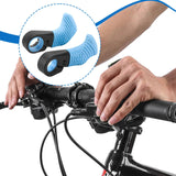 Maxbell 2 Pieces Bike Handlebar Thumb Rest Grips Fits 0.87 inch Handlebars Anti Slip Blue