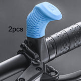 Maxbell 2 Pieces Bike Handlebar Thumb Rest Grips Fits 0.87 inch Handlebars Anti Slip Blue
