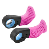 Maxbell 2 Pieces Bike Handlebar Thumb Rest Grips Fits 0.87 inch Handlebars Anti Slip Pink